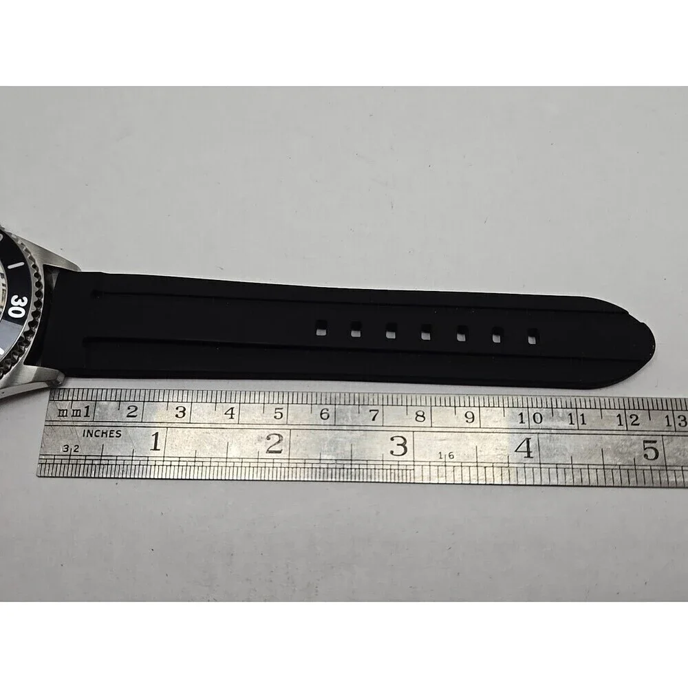 Zazzle Ewatchfactory Diver Quartz Watch New Battery 10 ATM Rubber Band Call Sign